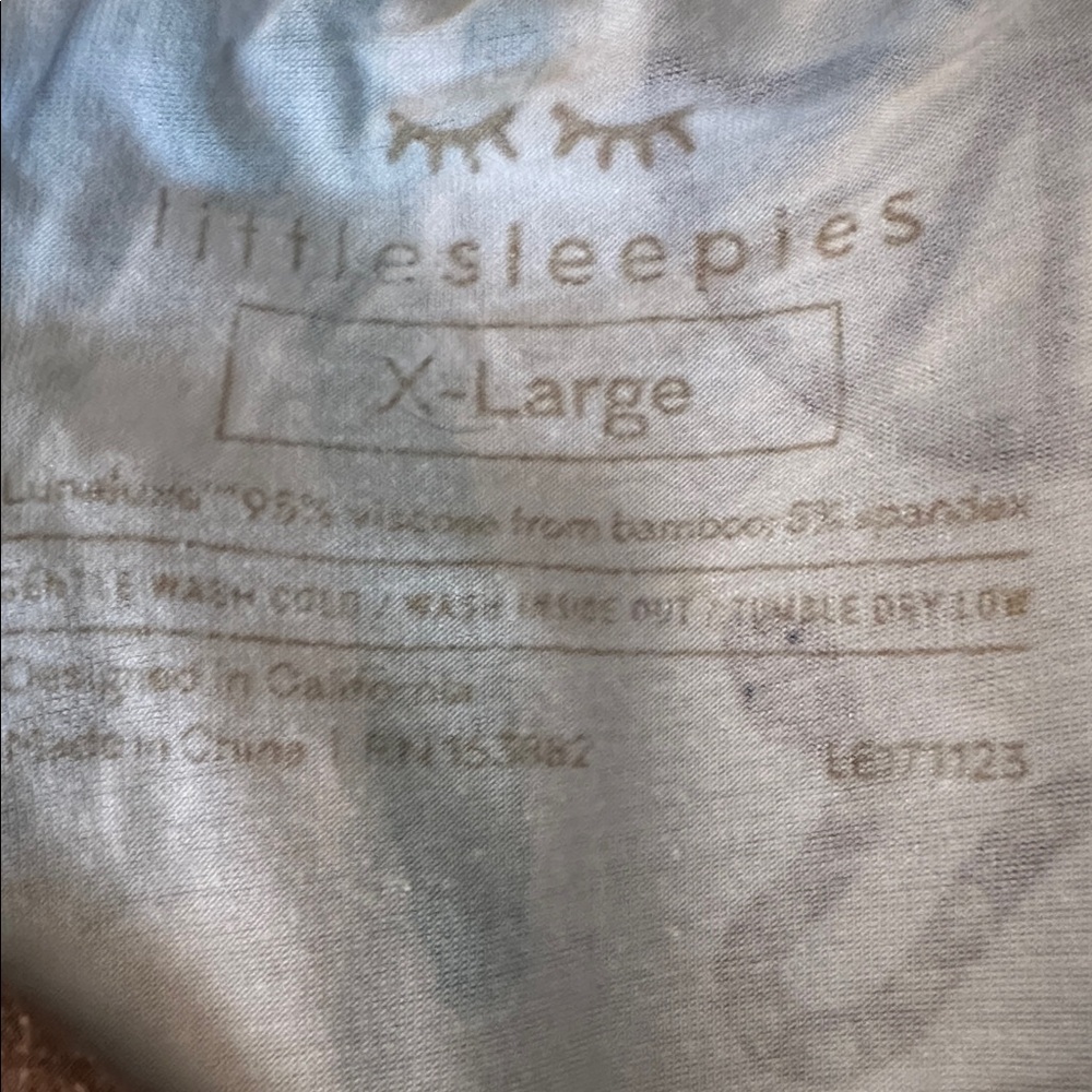 Little Sleepies X-Large Pajama Top - Picture 2 of 3